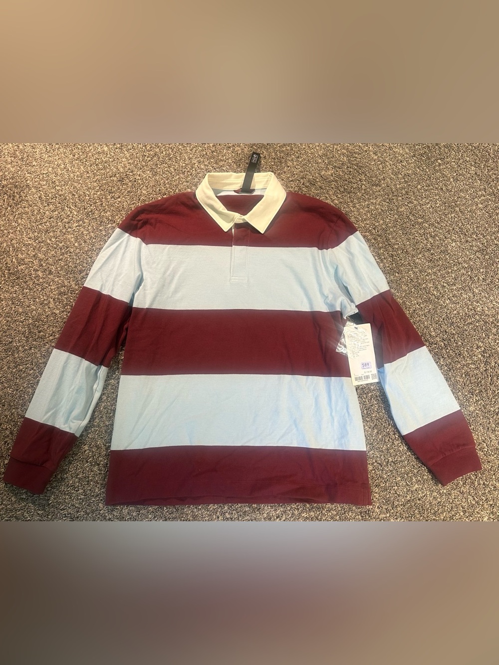 NWT Lululemon Men’s Rugby Polo Heavyweight cotton